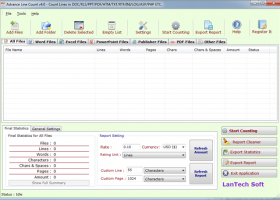 Advance Line Count screenshot