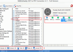 MailsDaddy OST to PST Converter screenshot