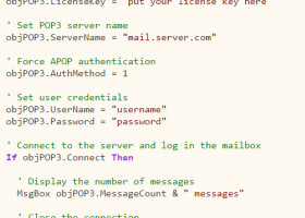 MailBee POP3 screenshot