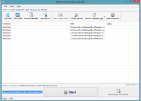 Batch Excel Workbook Binder screenshot