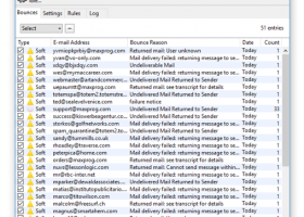 eMail Bounce Handler screenshot