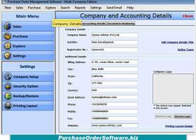 Business Purchase Orders Management screenshot