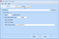 PDF Splitter and Merger Free screenshot
