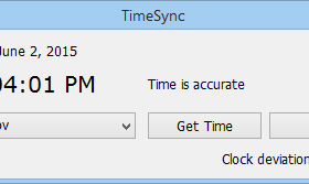 HS TimeSync screenshot