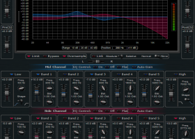 Blue Cat's Widening Parametr'EQ x64 screenshot