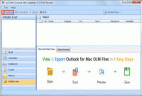 Import OLM to Outlook 2013 screenshot