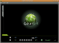 Goalbit media player screenshot