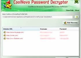 Password Decryptor for CoolNovo screenshot