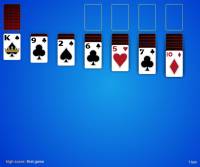 Klondike Solitaire, 1 card infinite pass screenshot