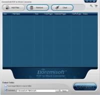 Doremisoft PDF to Word Converter screenshot