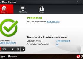 Trend Micro Titanium Premium Security screenshot