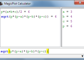MagicPlot Calculator screenshot