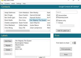 Easy Label Printer screenshot