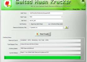 Salted Hash Kracker screenshot