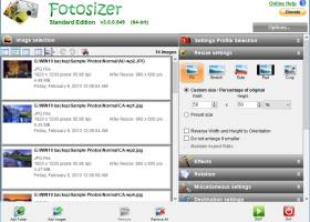 Fotosizer screenshot