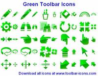 Green Toolbar Icons screenshot