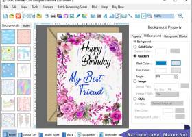 Birthday Card Maker Software screenshot