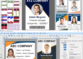 Excel ID Card Maker Software screenshot