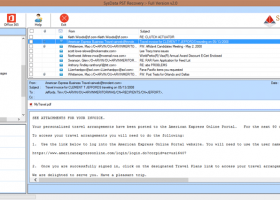 SysData Recover Outlook PST File screenshot