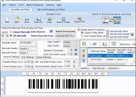 Industrial Barcode Label Designing Tool screenshot