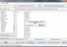 Outlook Mobile,Phone Number Extractor screenshot