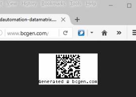 ASPX Data Matrix Barcode Script screenshot