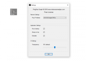 PingTest Graph screenshot