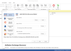 Softakensoftware Exchange Recovery Softw screenshot