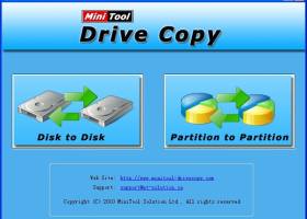 MiniTool Drive Copy screenshot
