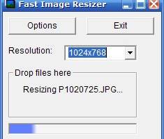 Fast Image Resizer screenshot