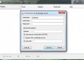Java Bridge to Exchange screenshot
