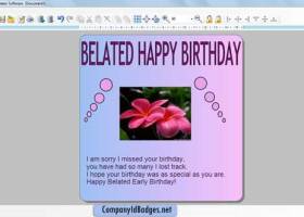 Greeting Card Software screenshot