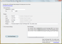 Syslog Test Message Utility screenshot