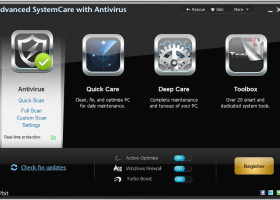 Advanced SystemCare with Antivirus 2013 screenshot