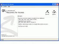 Recovery for Access screenshot