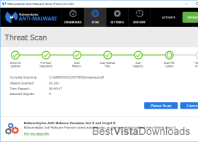 Malwarebytes Anti-Malware screenshot