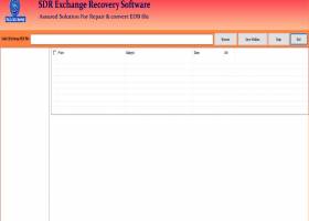 EDB Recovery Tool screenshot