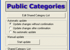 Public Categories for Outlook screenshot