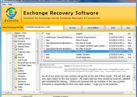 EDB Recovery Software screenshot