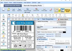 Publisher Barcode Software screenshot