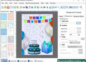 Birthday Card Making Software screenshot