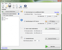 MySQL Backup FTP screenshot