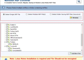MailsGen NSF Converter screenshot
