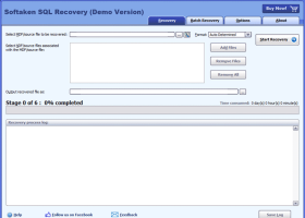 Softaken SQL Recovery screenshot
