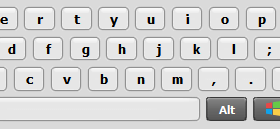 Touch Screen Keyboard screenshot