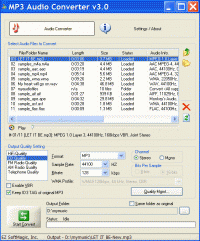 MP3 Audio Converter screenshot