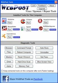 WebPost Tools screenshot