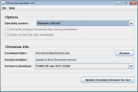 JChromiumUpdater screenshot