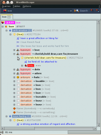 WordNetScope screenshot