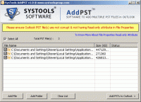 Import Multiple PST Files into Outlook screenshot